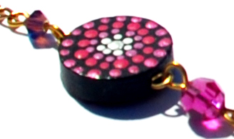 Handmade Hair Feather Clip, Peacock feather, hair clip, sunshine art, jewelry, jewellery, accessories, hair art, stones, crystals, painting, mandala, art, sunshine, sunshine art