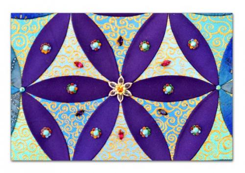 Flower of Life Silk centre